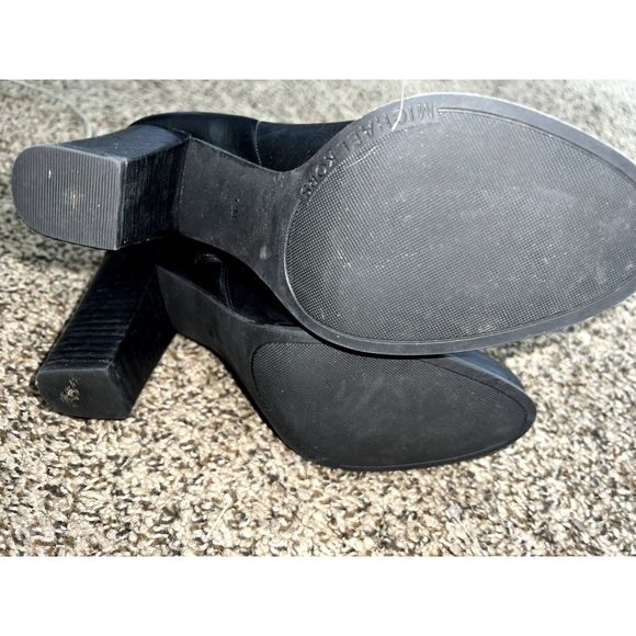 MICHAEL KORS BRITT BLACK BOOTIE MID-HI ANKLE BOOT, SZ 7.5 M - Picture 8 of 8